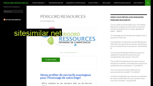 Perigord-ressources similar sites