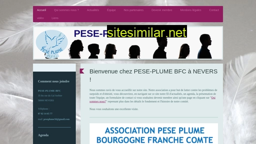 pese-plume-bfc.fr alternative sites