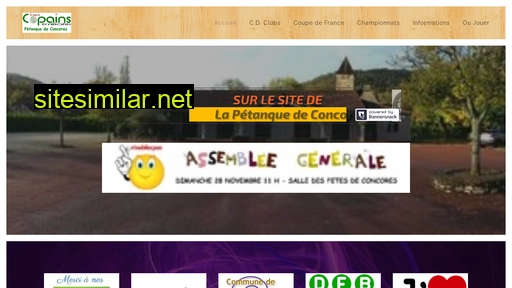 petanque-de-concores.fr alternative sites