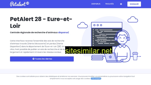 pet-alert-28.fr alternative sites