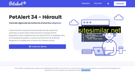 pet-alert-34.fr alternative sites