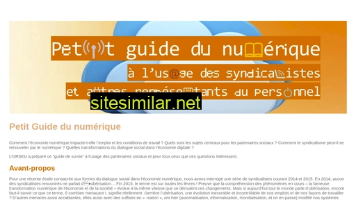 petitguidedunumerique.fr alternative sites