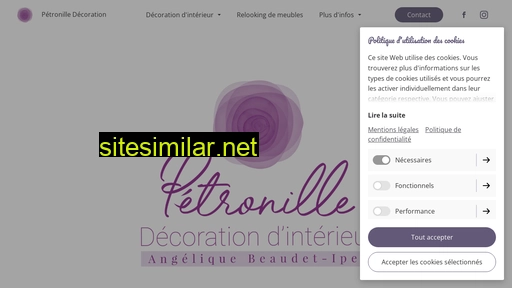 petronille-decoration.fr alternative sites