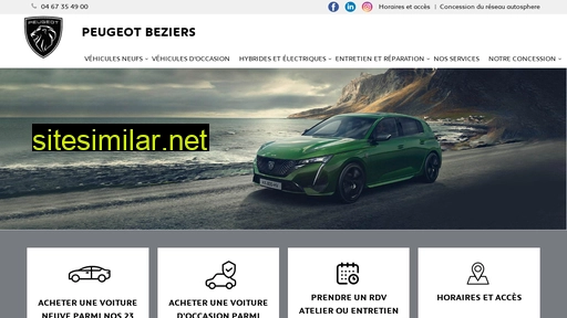 Peugeot-beziers similar sites