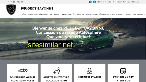 peugeot-bayonne.fr alternative sites