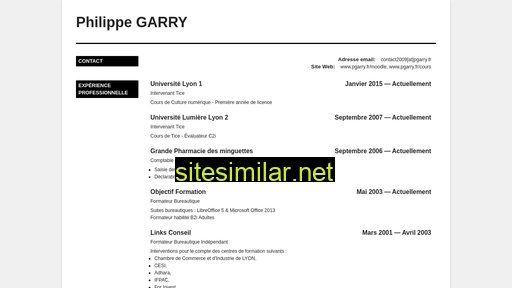 pgarry.fr alternative sites