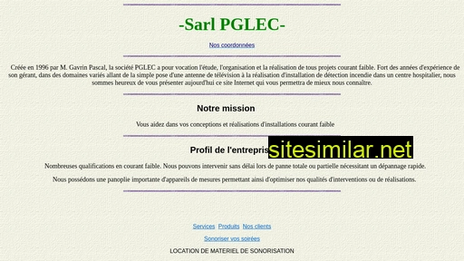 pglec.fr alternative sites