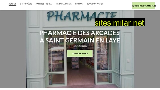 pharmacie-arcades-saint-germain.fr alternative sites