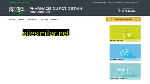 pharmacie-du-pot-etain-pont-audemer.fr alternative sites