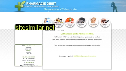 pharmacie-giret.fr alternative sites
