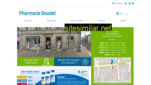 pharmacie-goudet.fr alternative sites