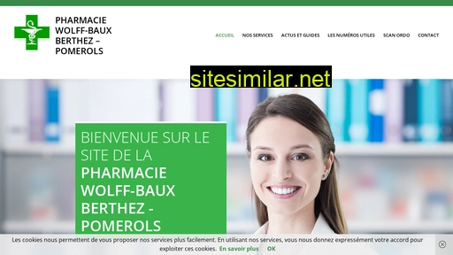 pharmacie-pomerols.fr alternative sites