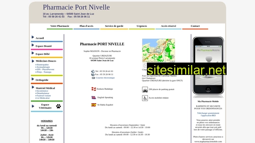 pharmacie-port-nivelle.fr alternative sites
