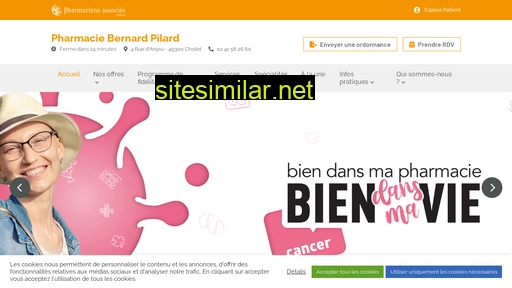 pharmaciebernardpilard.fr alternative sites