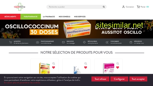 pharmaciedebelleroche.fr alternative sites