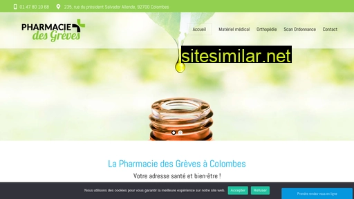 pharmaciedesgreves-colombes.fr alternative sites
