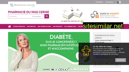 pharmaciedumascerise.fr alternative sites