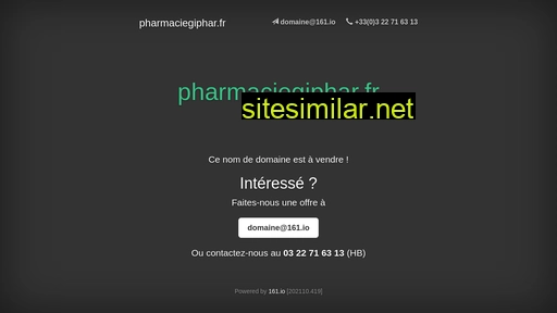 pharmaciegiphar.fr alternative sites