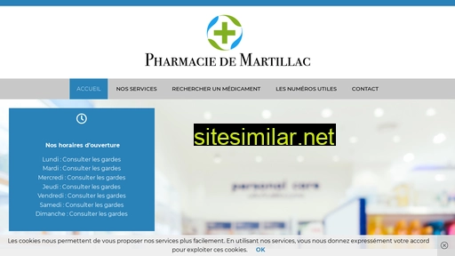pharmaciemartillac.fr alternative sites