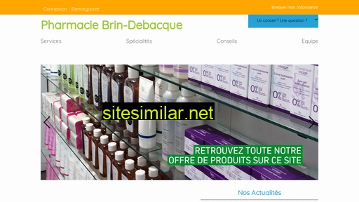 pharmacie-brin-debacque.fr alternative sites