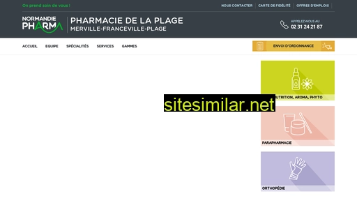 pharmacie-de-la-plage-merville.fr alternative sites