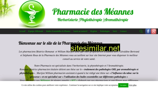 pharmacie-des-meannes.fr alternative sites