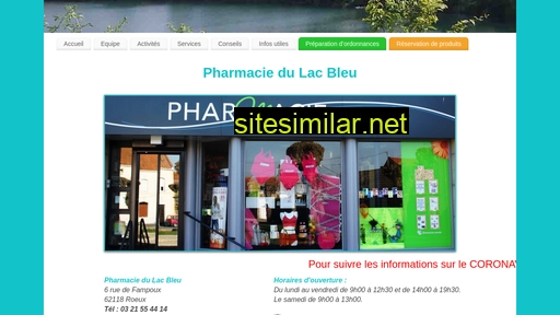 pharmacie-du-lac-bleu.fr alternative sites