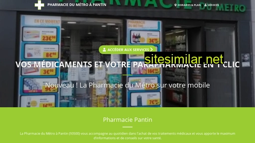 pharmacie-du-metro-pantin.fr alternative sites