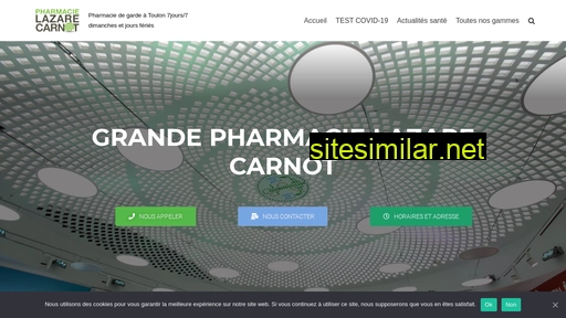pharmacie-lazarecarnot.fr alternative sites