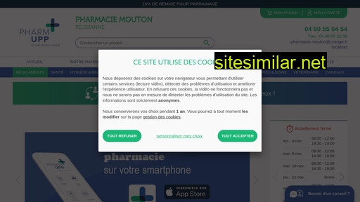 pharmacie-mouton-pelissanne.pharm-upp.fr alternative sites