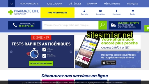 pharmaciebihl.fr alternative sites