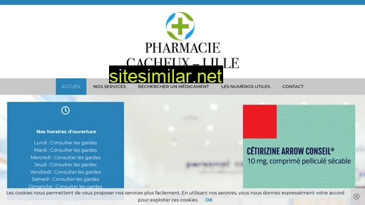 pharmaciecacheux-lille.fr alternative sites