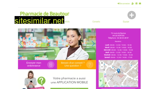 pharmaciedebeautour.fr alternative sites