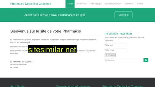pharmaciedechaulnes.fr alternative sites