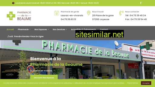 pharmaciedelabeaume.fr alternative sites