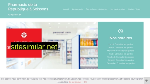pharmaciedelarepublique-soissons.fr alternative sites