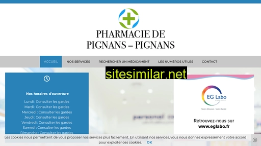pharmaciedepignans.fr alternative sites