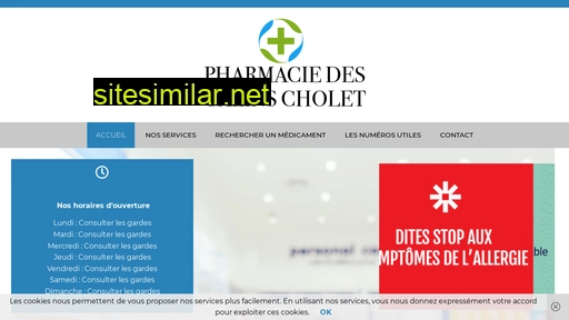 pharmaciedescalins-cholet.fr alternative sites