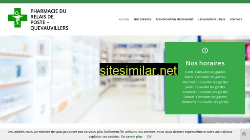 Pharmaciedurelaisdeposte similar sites
