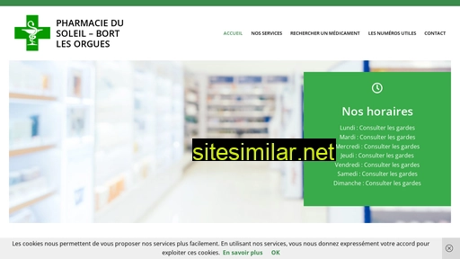 pharmaciedusoleil-bort.fr alternative sites