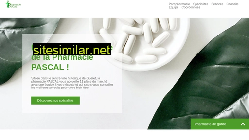pharmaciepascal.fr alternative sites