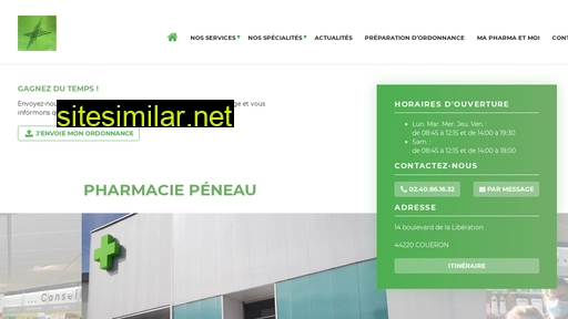 pharmaciepeneau-coueron.fr alternative sites