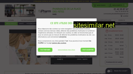 pharmacieplacedesfetes-paris.mesoigner.fr alternative sites