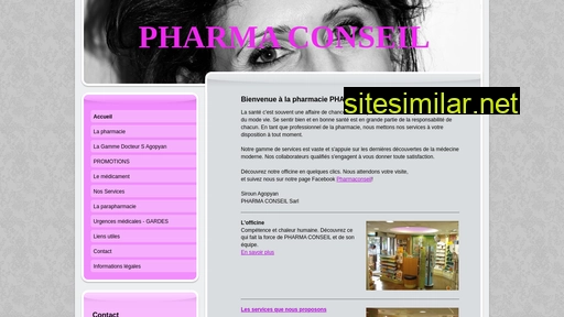 Pharmaconseil similar sites