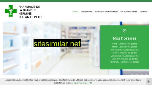 pharmadelablanchehermine.fr alternative sites