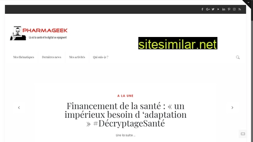 pharmageek.fr alternative sites