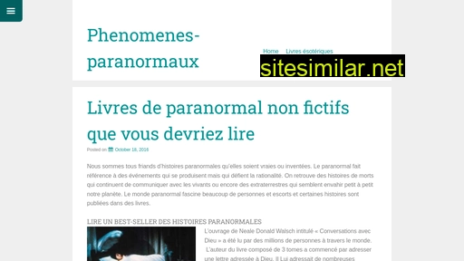 phenomenes-paranormaux.fr alternative sites