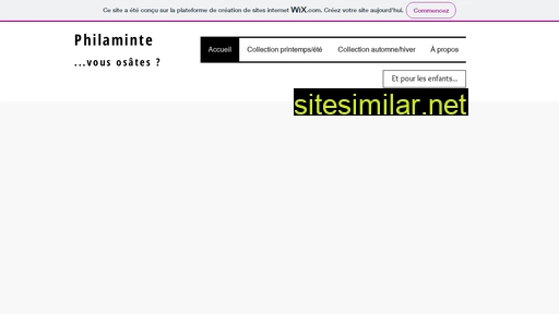 philaminte.fr alternative sites