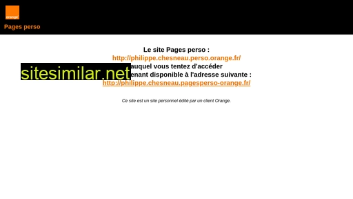 philippe.chesneau.perso.orange.fr alternative sites
