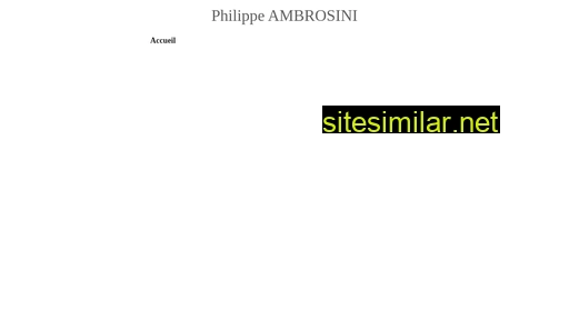 philippeambrosini.fr alternative sites